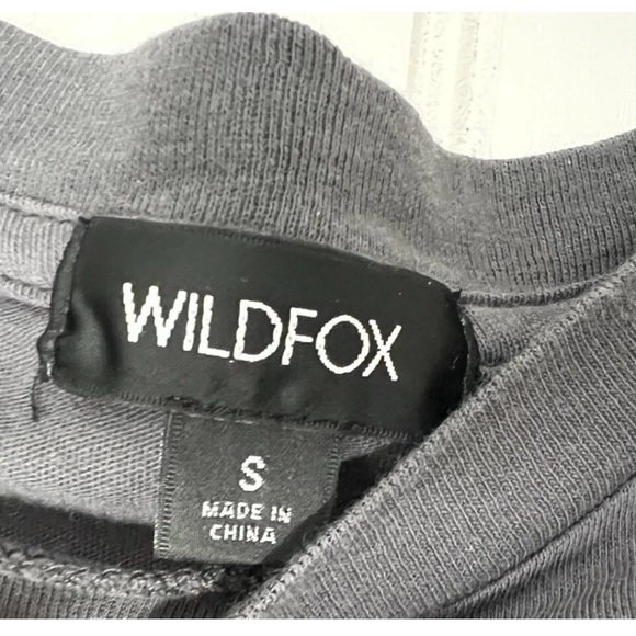 Wildfox Roomate Of The Year: My Dog  Tee T-Shirt Women's Small Gray NEW.   136 - Picture 2 of 2